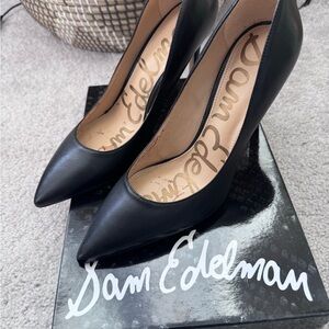 Sam Edelman Hazel Leather Black Women's